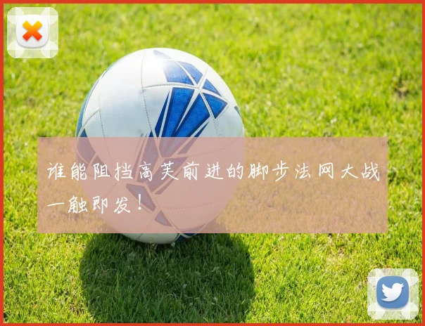 谁能阻挡高芙前进的脚步法网大战一触即发！
